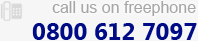 Call us on freephone 0800 612 7097