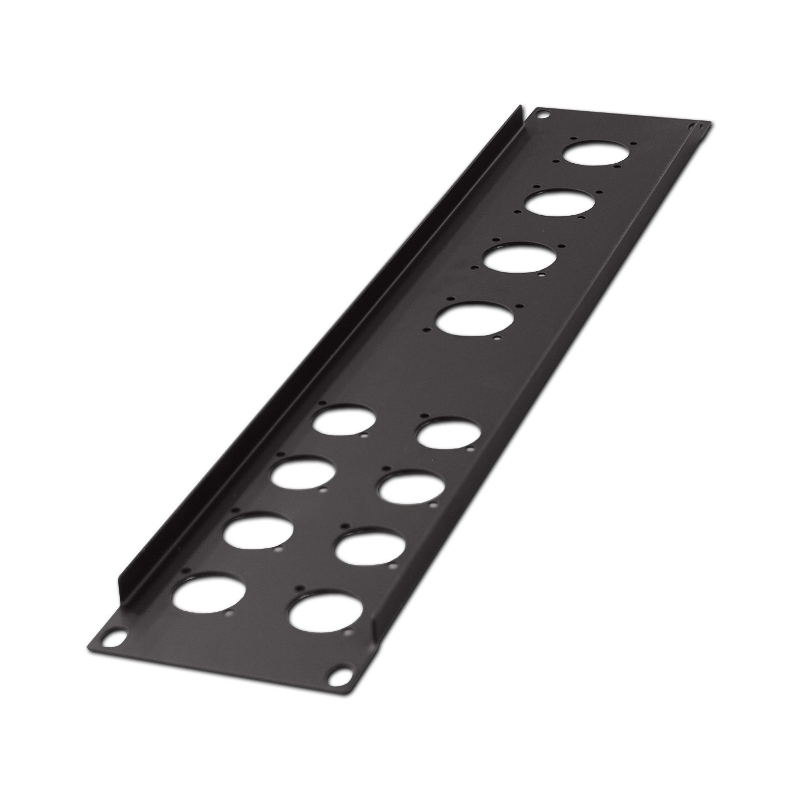 2u Rack Panel For x4 Neutrik GSeries Speakon Connectors and x8 Neutrik