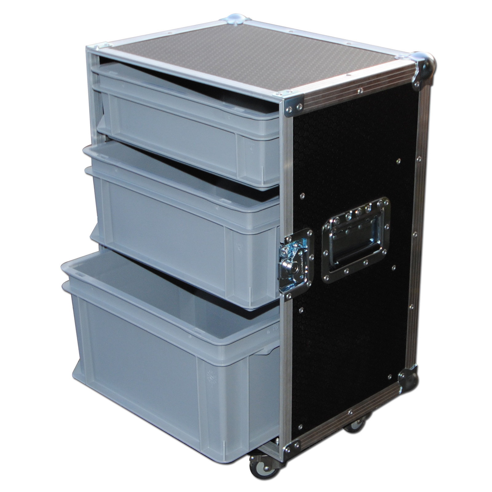 Custom Small 3 Drawer Production Flight Case