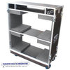 Custom Built twin Head Rack Case 1u Flight Case