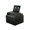 Odyssey Black Label Glide Style Flight Case for a 19 mixer + Laptop shelve (FZGS10BL)