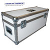 Hinged Lid Amp Head Flight Case In White