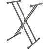 Double X-BRACED KEYBOARD STAND