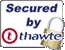Secured by Thawte