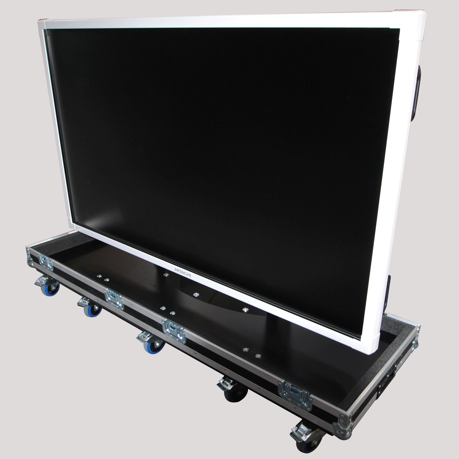 75" LCD Plasma TV Flight Case With Pro Riser Lift