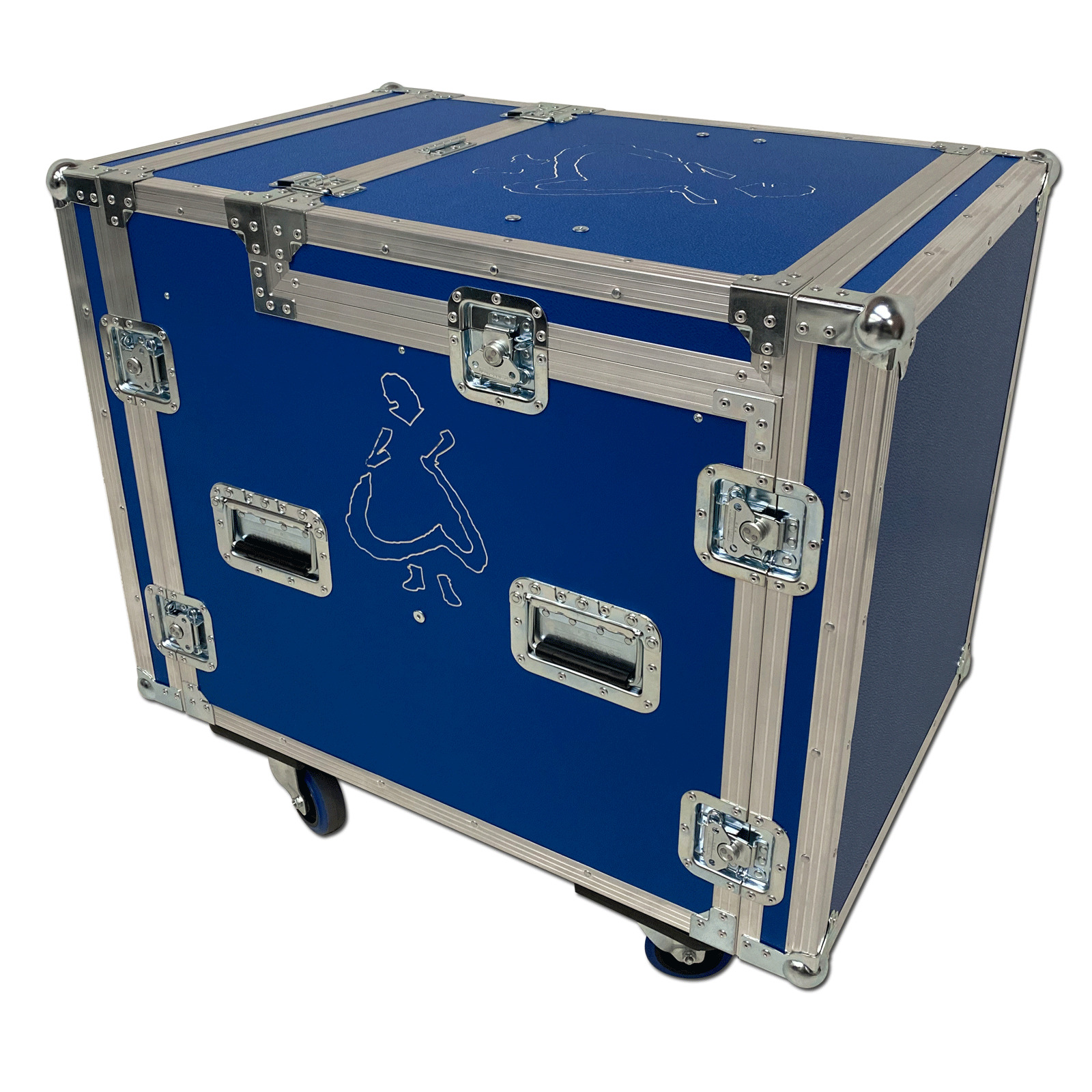 10u Sleeved Broadcast Production Rack Case Flightcase 10u-sleeved-broadcast-production-rack-case-flightcase