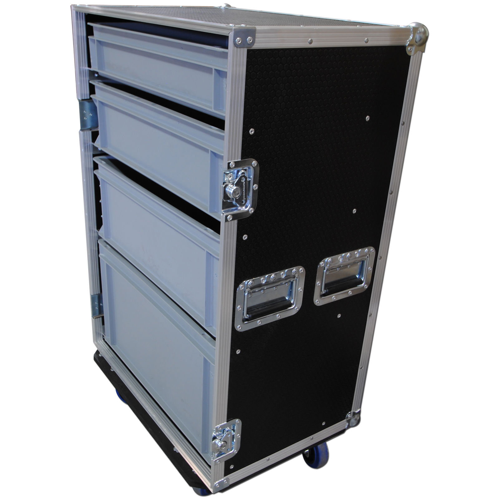 Custom Large 4 Drawer Production Flight Case