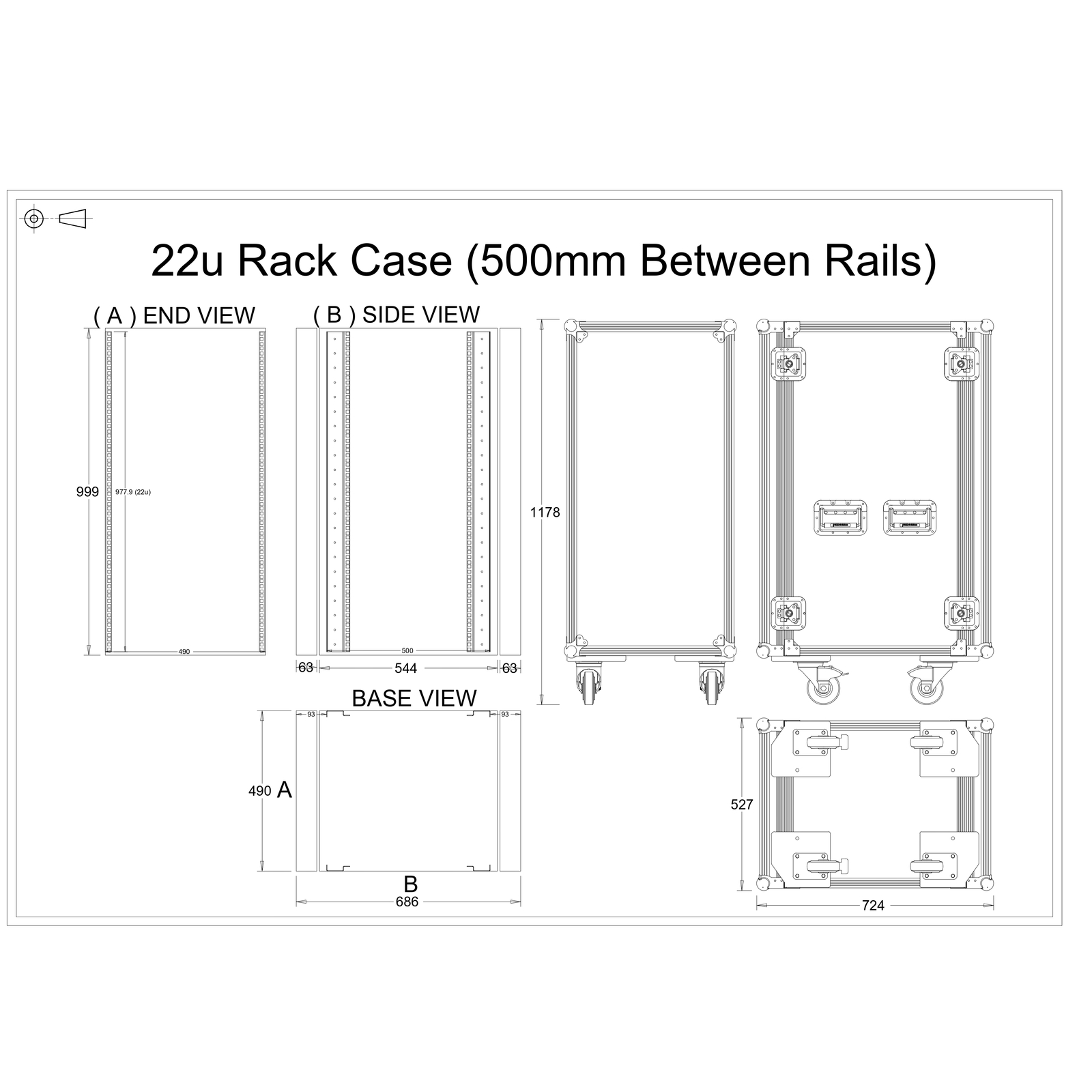 22u Rack Case 22u Rack Case Flight Case