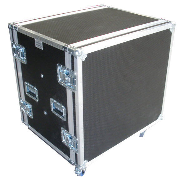 Apple MacPro G5 12u Shock Rack Flight Case With Slide Out Tray for Apple Mac Pro